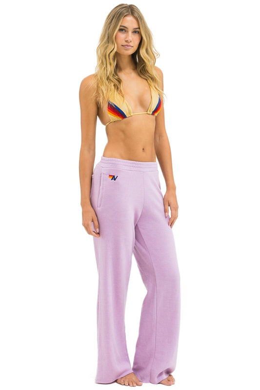 Wide Leg Pocket Sweatpant Mauve side