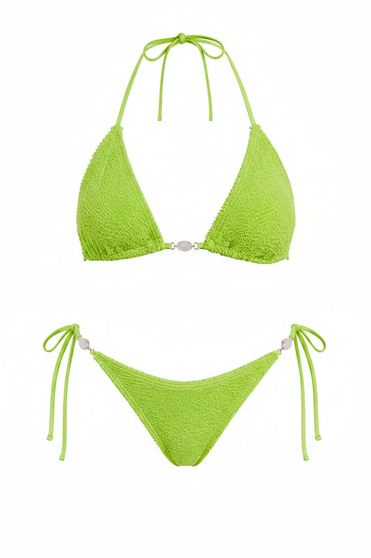 Alexandria Stone Tie Side Bottom Key Lime