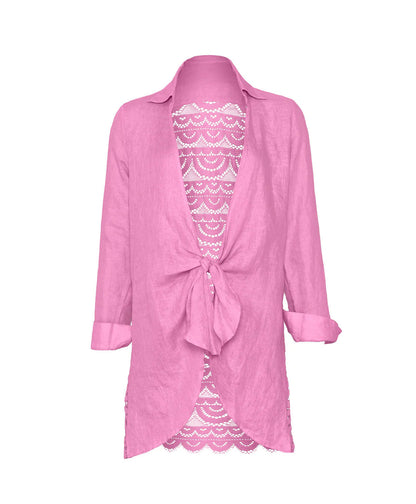 Wisteria Lace Millie Tie Tunic Coverup