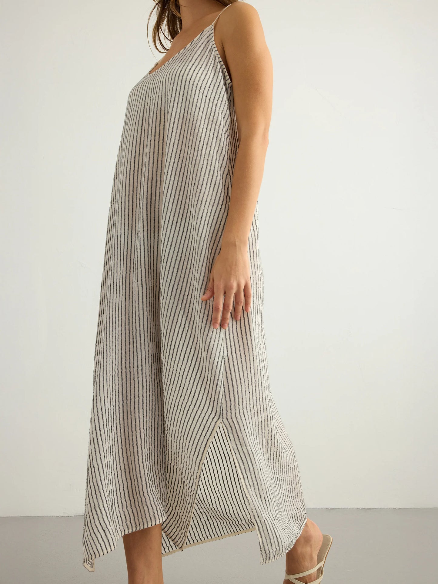 Yaz Dress Black Stripe