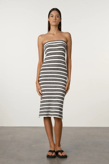 Marle Stripe Textured Knit Skirt
