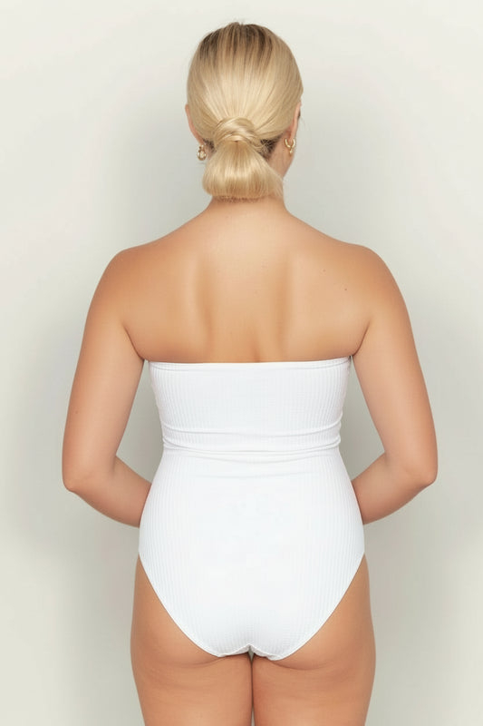 Zed One Piece Woven White