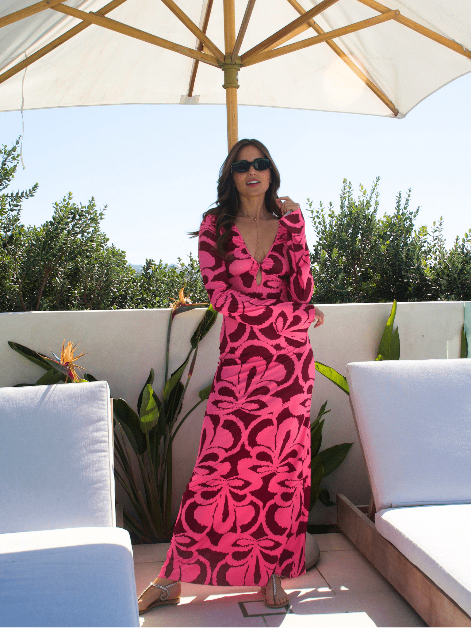 Diana Bell Rosy Retro — back view | Belle Mar Swim