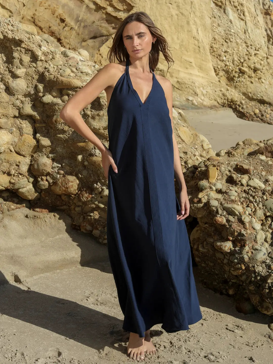 Zoe Maxi Dress Navy