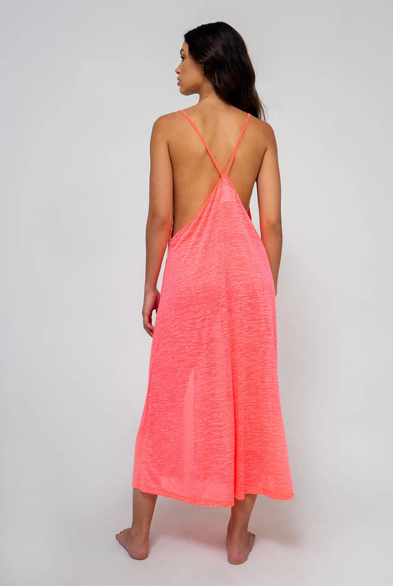 The Slip Dress Hot Pink