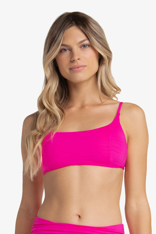 Ballet Bralette Textured Lotus Pink
