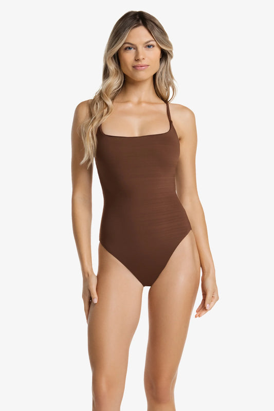 Ballet One Piece Chocolate Brown