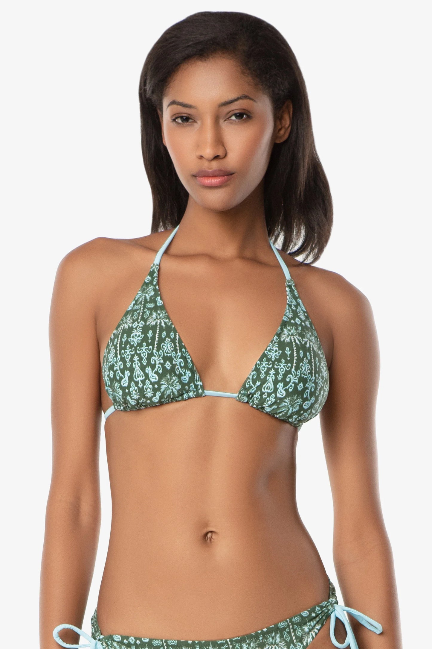 Reversible String Bikini Top Salento/Stripe