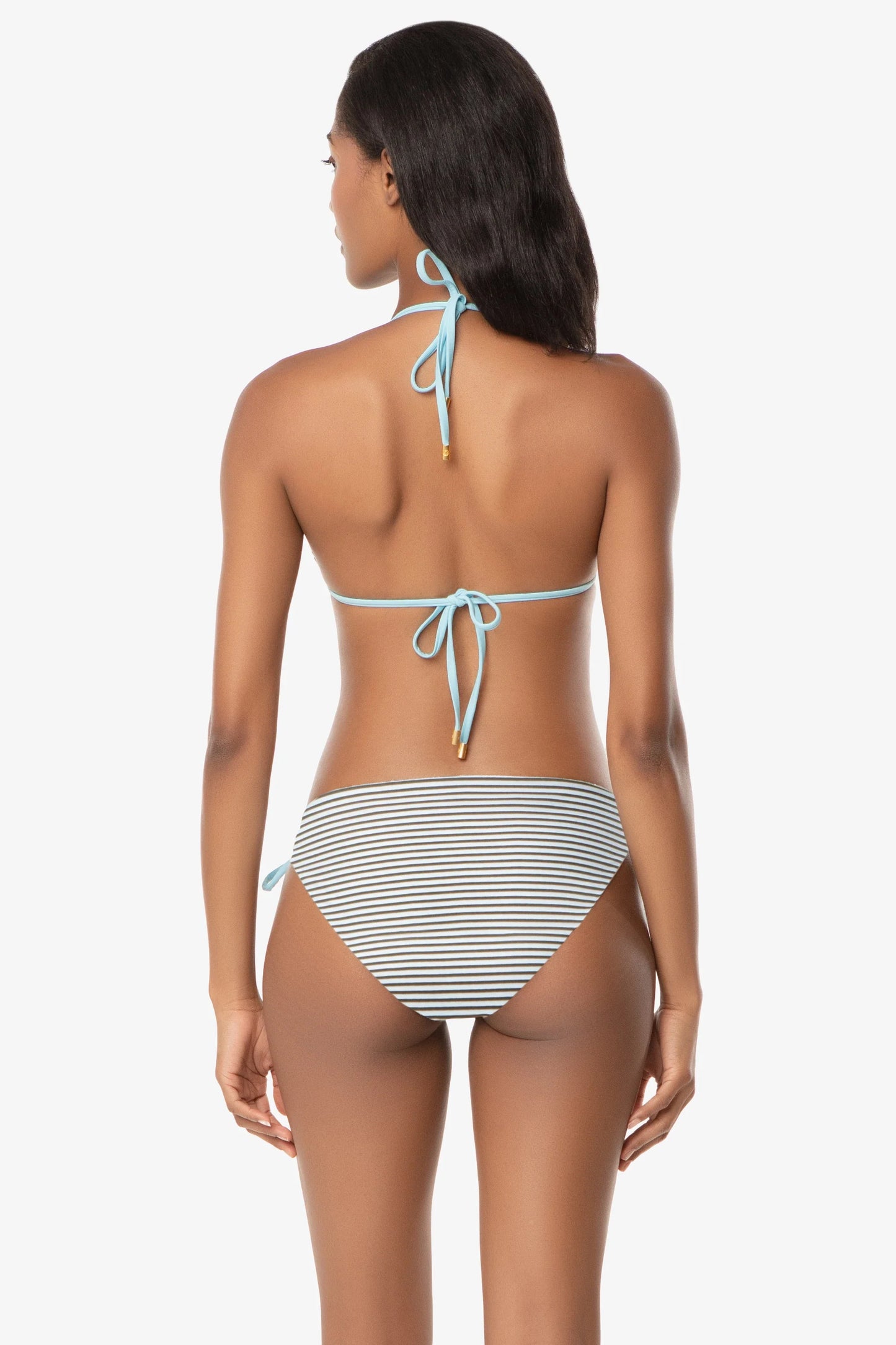 Reversible String Bikini Top Salento/Stripe