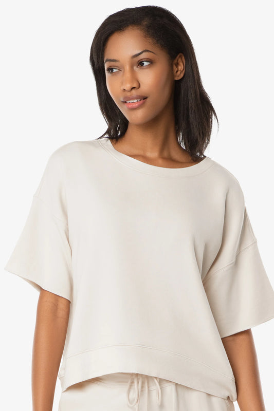 Short Sleeve Pullover Stone