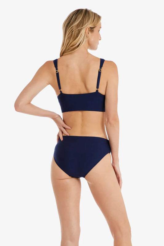Twist Front Hipster Navy