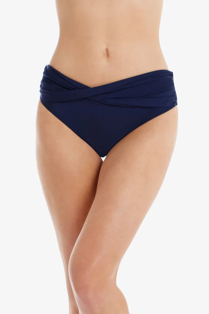 Twist Front Hipster Navy