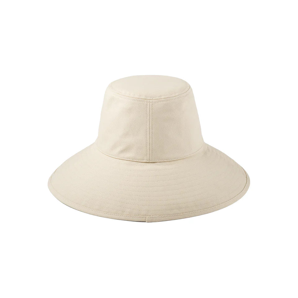 Holiday Bucket Beige Canvas