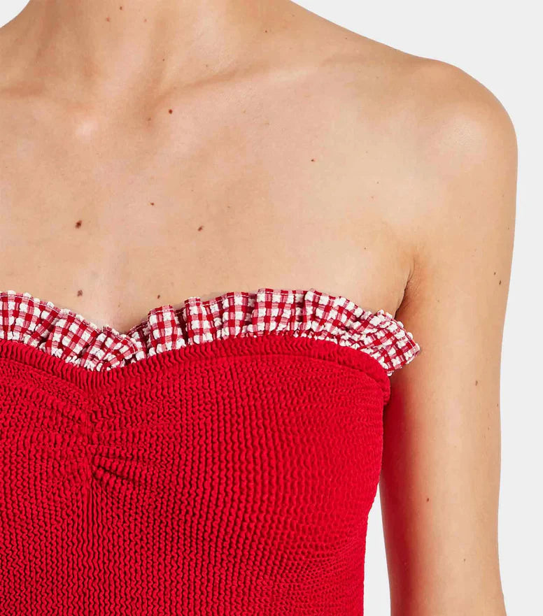 Dolly One Piece Red Gingham