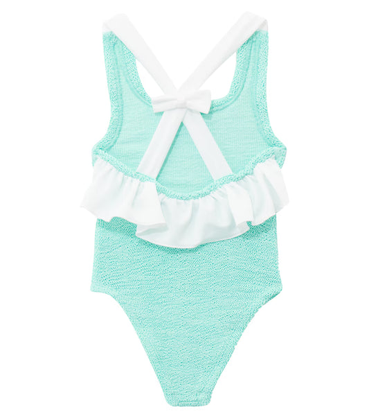 Kids Lara One Piece (Ages 3 to 6) Metallic Mint