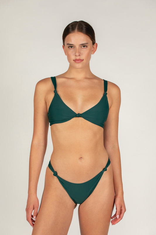 Mikoh Lula Bikini Knot Top in Calypso