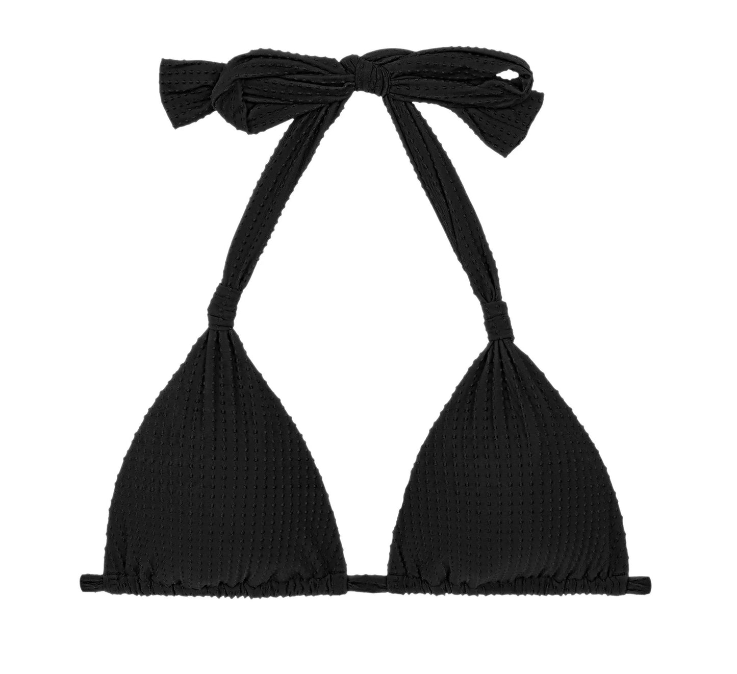 Mel Halter Top Black Dots