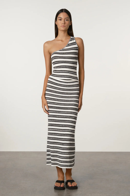 Marle Stripe Textured Knit Top