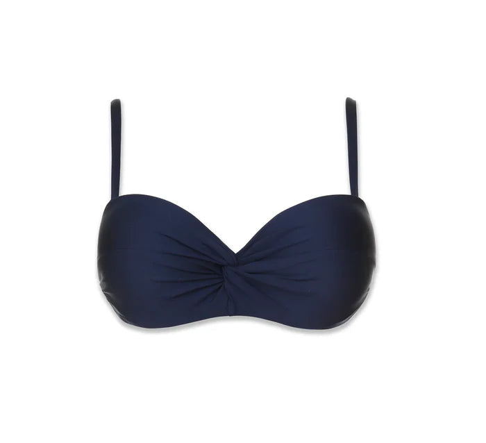 D/DD Cup Twist Underwire Bra Navy