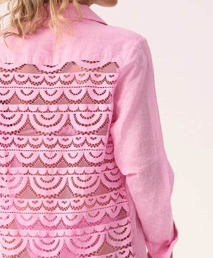 Wisteria Lace Millie Tie Tunic Coverup
